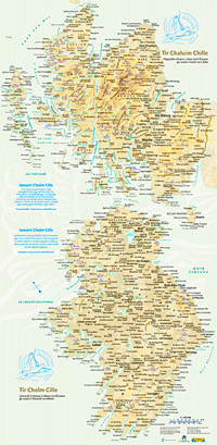 Mapa Tìr Chaluim Chille
